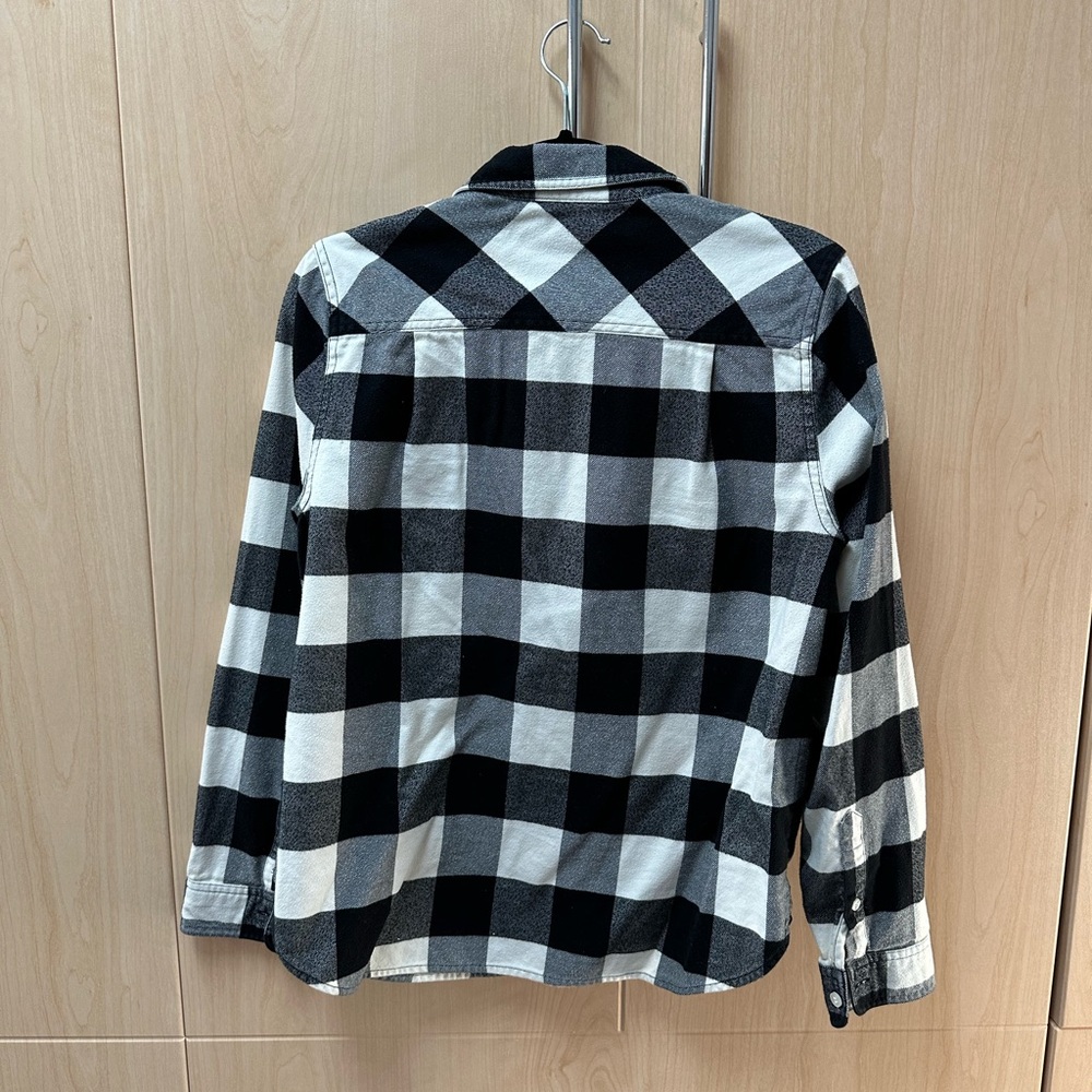 J. Crew flannel zip pullover - Picture 2 of 3